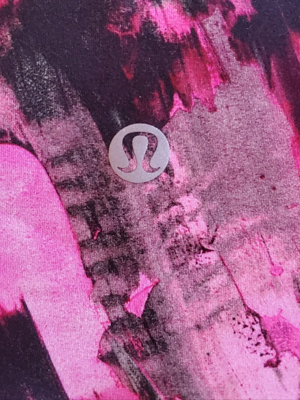 Lululemon Womens Wunder Train High-Rise Leggings Pink Abstract Print SIZE 6